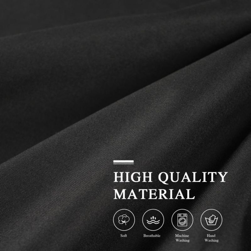Cortina de dosel para cama YRDKB California King 182 × 213 × 182 cm Negro