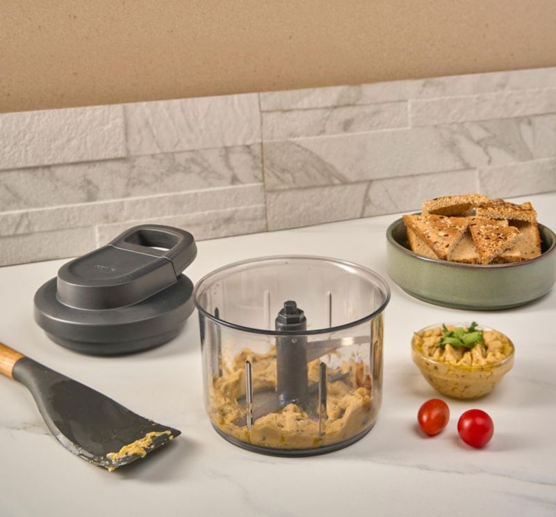 Picadora de alimentos Zyliss Easy Pull manual con tazón de 750 ml