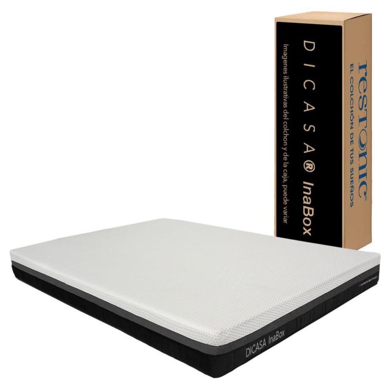 Colchón Queen Size en caja Dicasa InaBox CZD