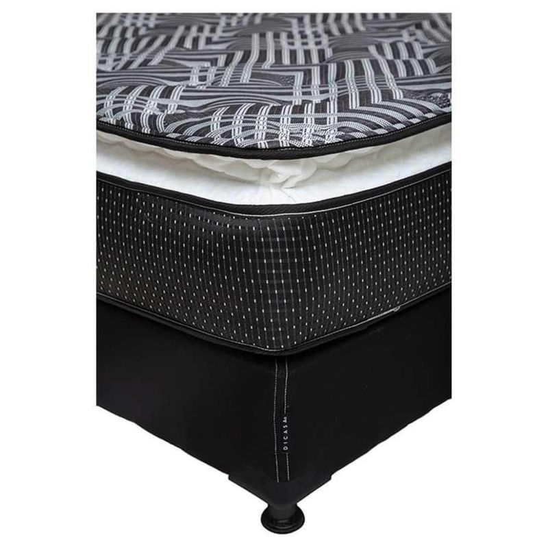 Colchón King Size Omega + Box + 2 almohadas Osos + Sábanas CDZ
