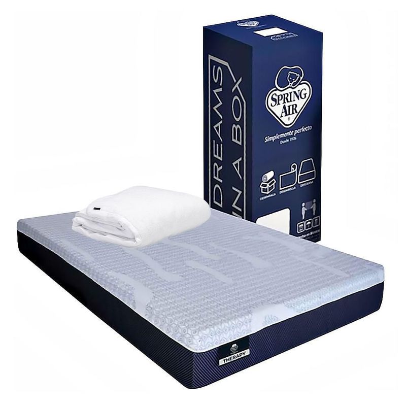 Colchón King Size en caja Therapy + Protector Cloud Dicasa CZD