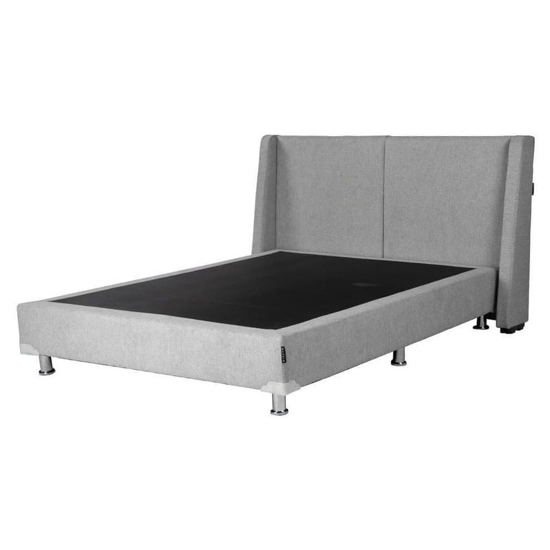 Cabecera Matrimonial Dicasa Milan Plata + Box Dicasa Rivo CZD