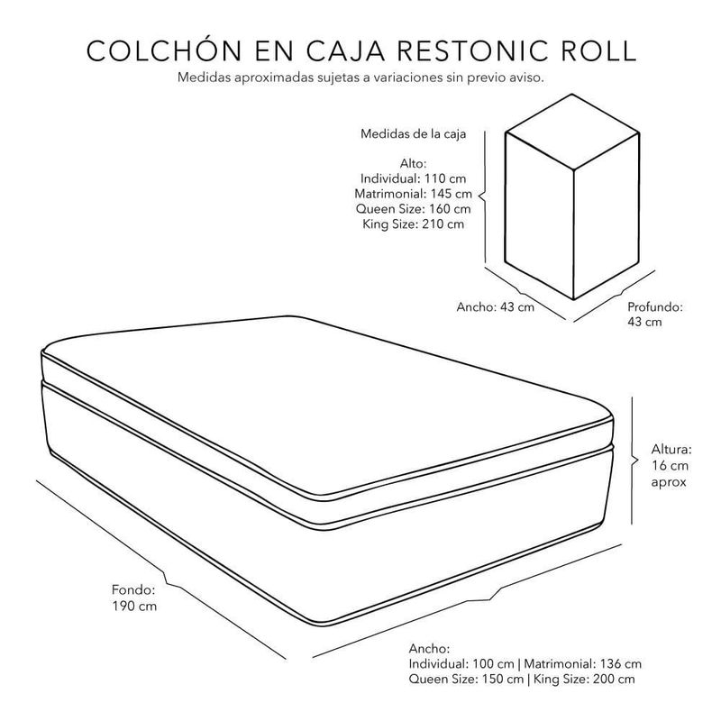 Colchón Individual Dicasa Roll + 2 Almohadas Osos + Edredón CZD