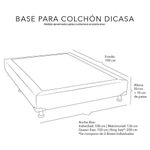 Box King Size Dicasa Dolum Biege Claro CZD