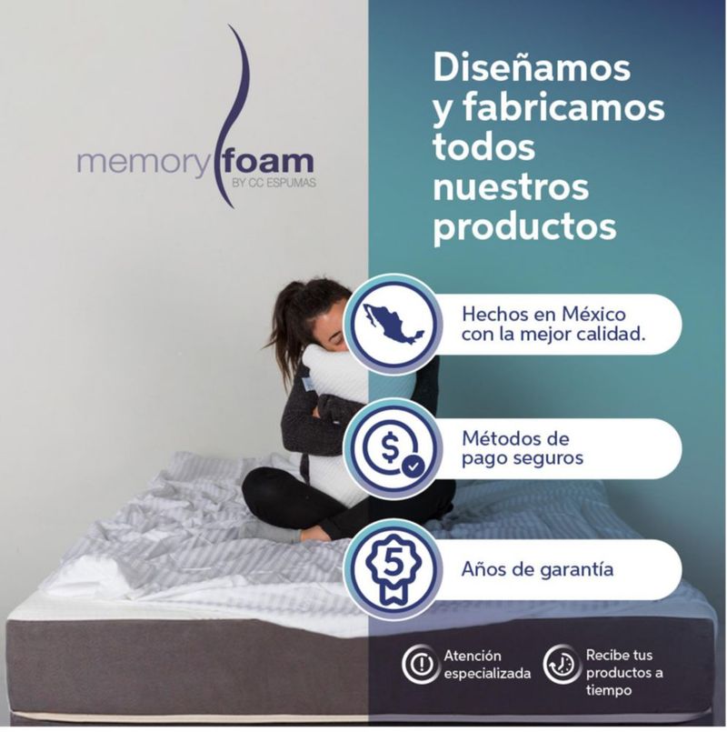 Memory Foam DreamBox Colchón en Caja, King Size