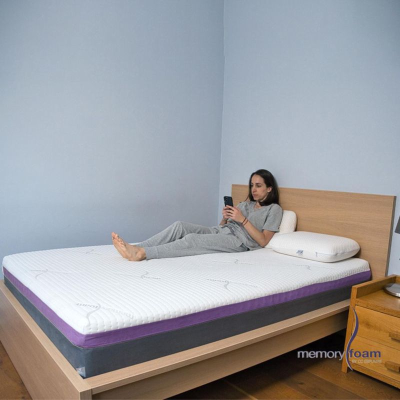 Colchón Good Individual 6 cm de Memory Foam, Firmeza Media, Confort  y Soporte Máximo