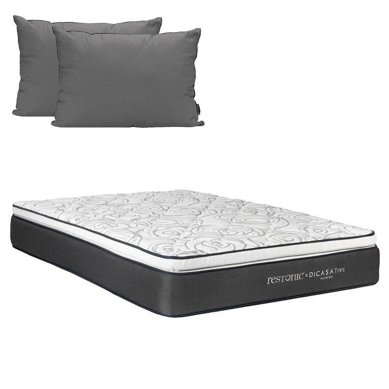 Colchón Individual Dicasa Trini + Almohadas 2 Pack CZD