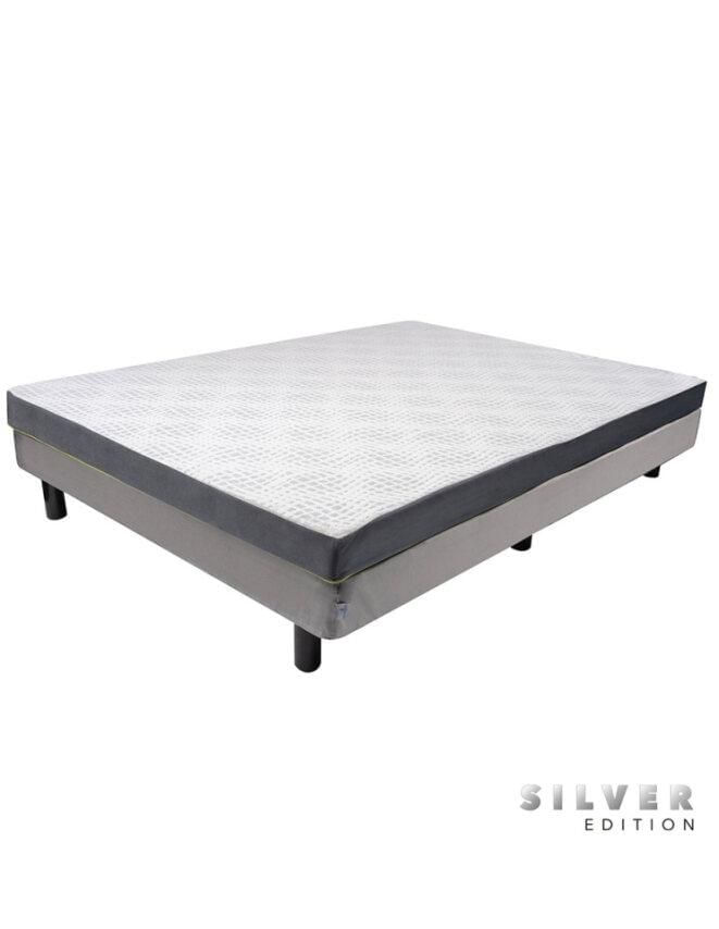 Colchón Queen Size de Espuma de 10cm - Silver Edition - Firmeza Media