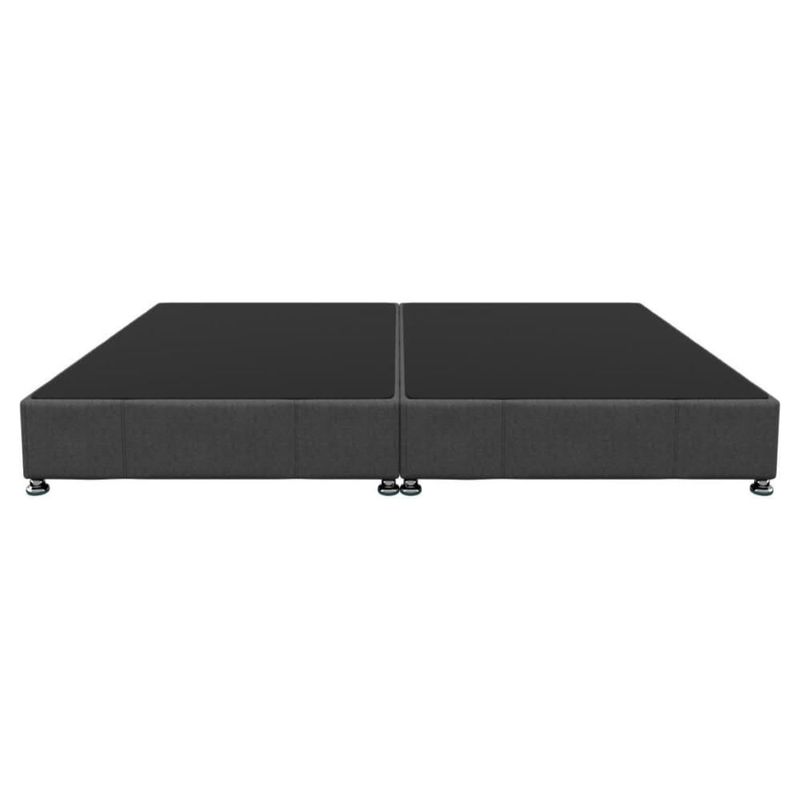 Base Box Tapiz King Size Dormez Linato Color Gris 100% de Madera