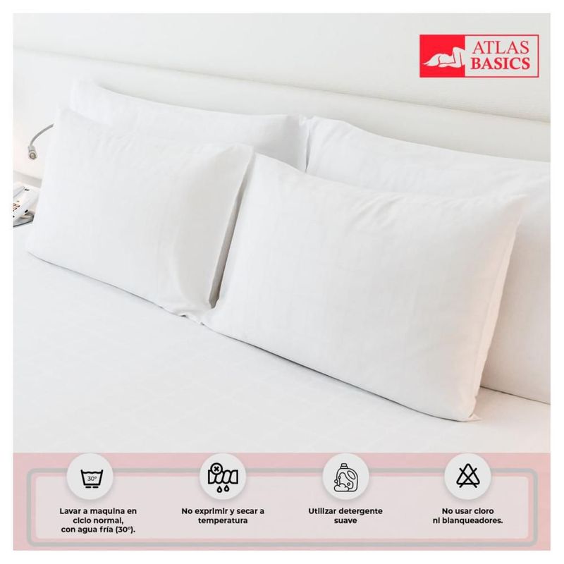Colchón Individual Atlas Sooner Más Almohada Atlas Basic