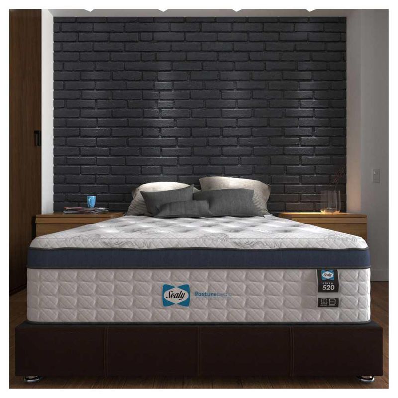 Cama Matrimonial Sealy SmothCoton + Box