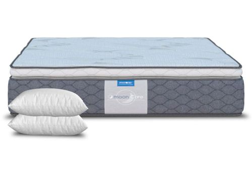 Colchon Restonic Individual Euro Premium + 2 Almohadas Hipoalergénicas