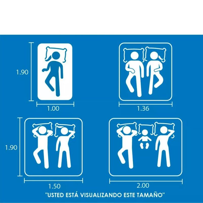 Colchon Memory Foam En Caja Dormez Individual Martvs Premium