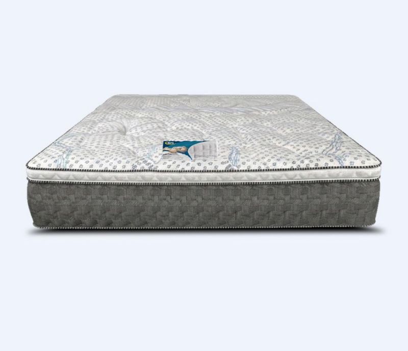 Colchon King Size Serta Antibacterial + Base Box Cama Oxford