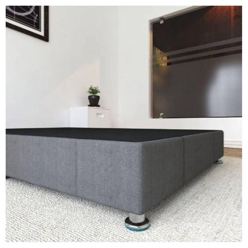 Base Box Tapiz Individual Dormez Linato Color Gris 100% de Madera