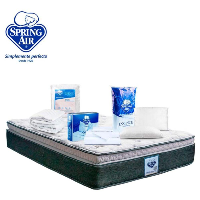 Colchón Individual Spring Air Sleeper + Blancos