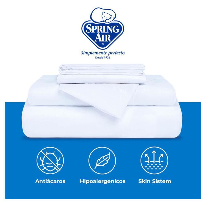 Colchón Individual Spring Air Sleeper + Blancos