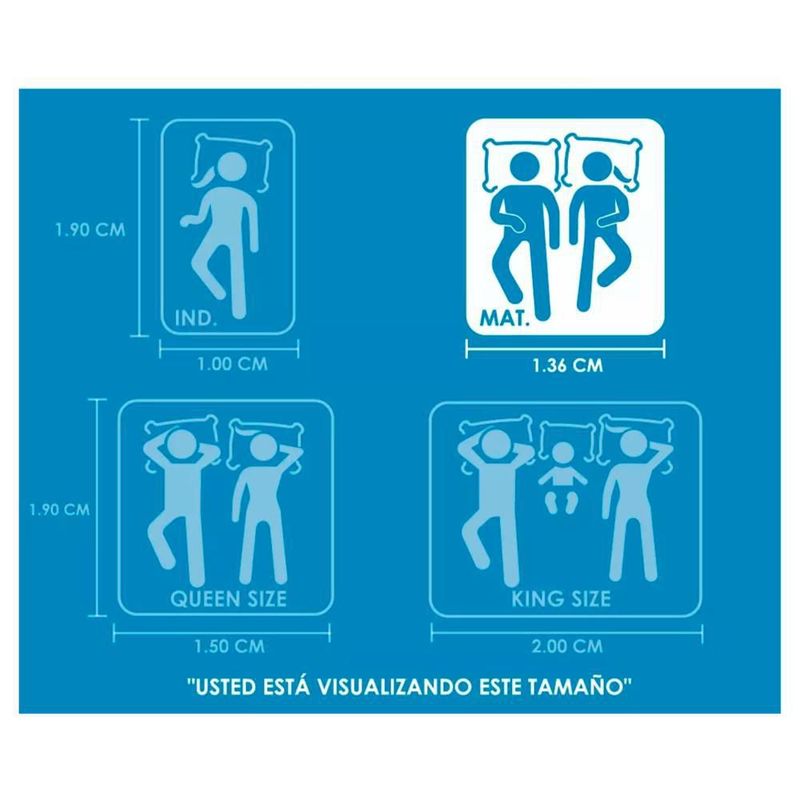 Colchon Restonic Matrimonial Mega Colchoneta + Pack de Complementos