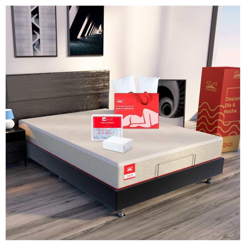 Colchón Queen Size Memory Foam más Blancos