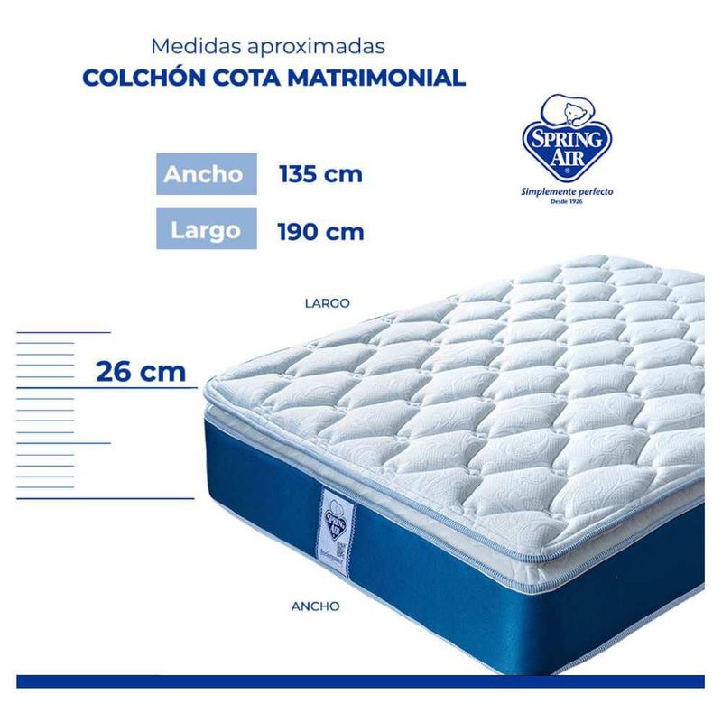 Colchón Matrimonial Spring Air Cota