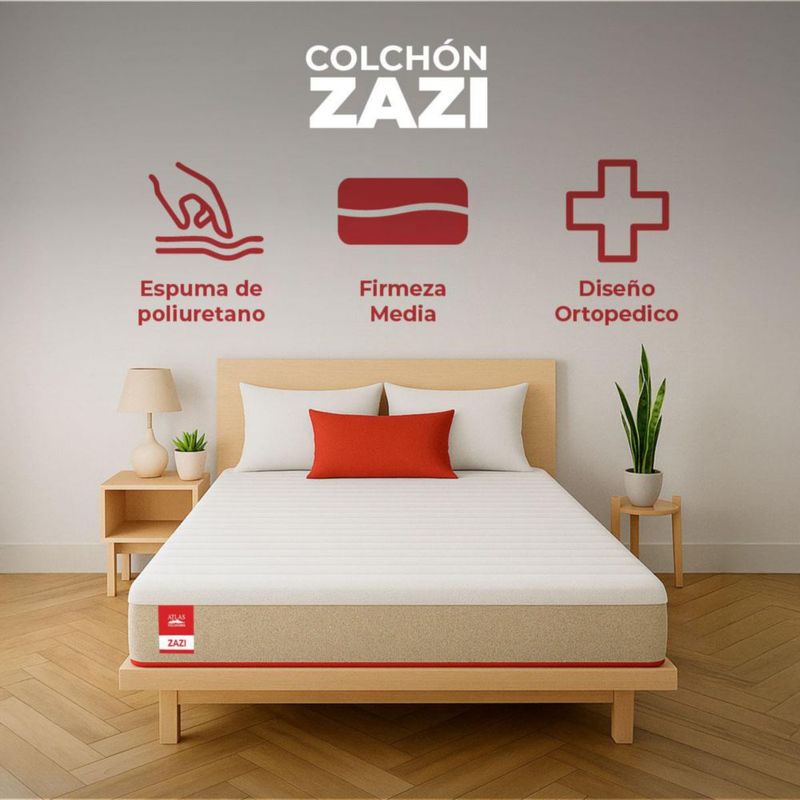 Colchón en Caja Queen Size, Zazi