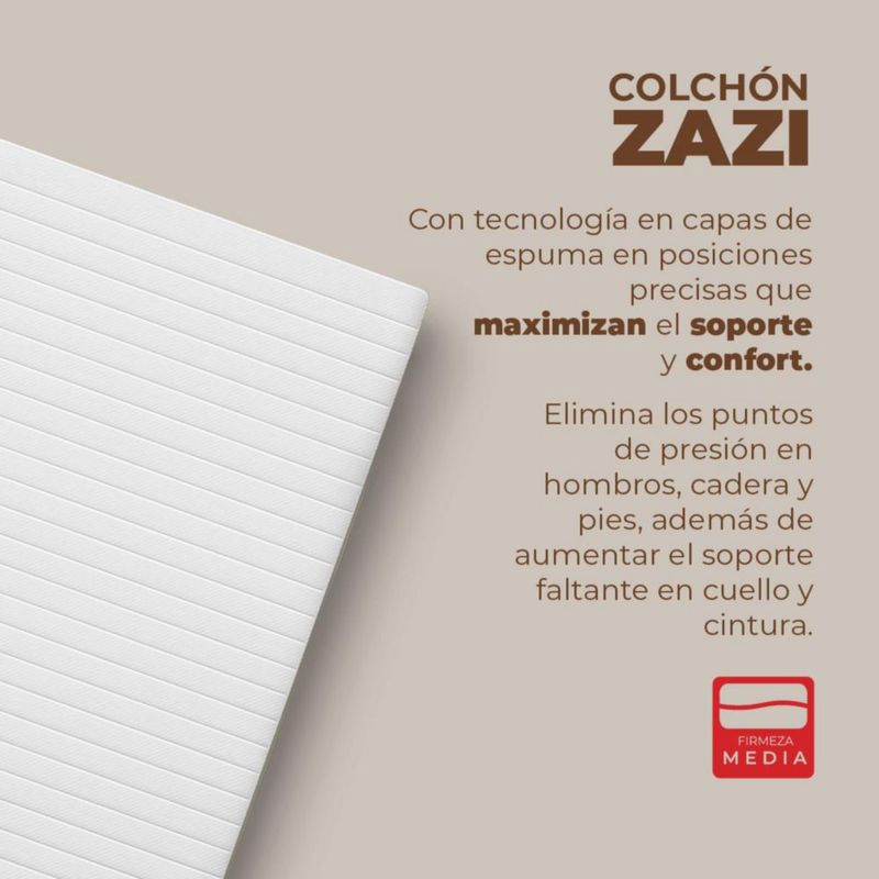 Colchón en Caja Queen Size, Zazi