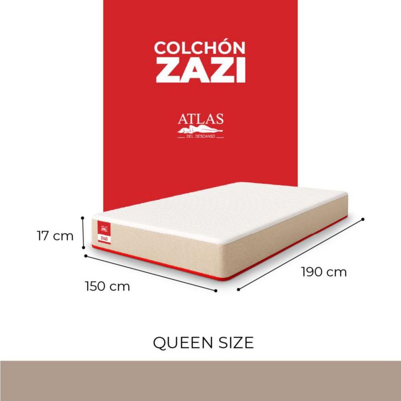 Colchón en Caja Queen Size, Zazi