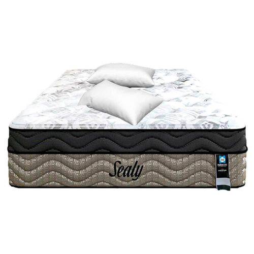 Colchón Ortopédico Sealy Posrturepedic Queen Size Beberly + 2 almohadas