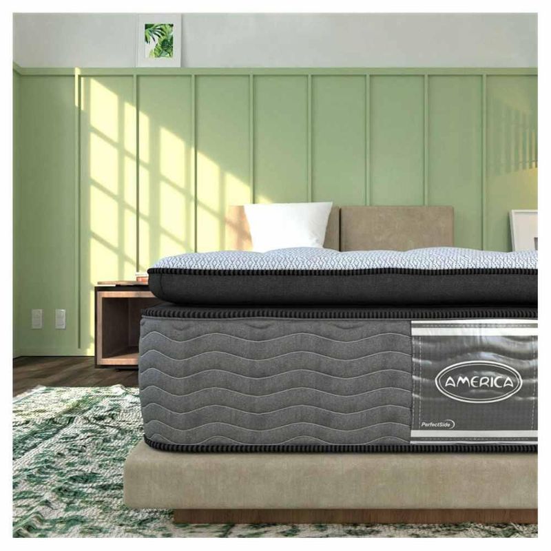 Colchon America Individual Ortopedico PerfectSide + Blancos Bleden