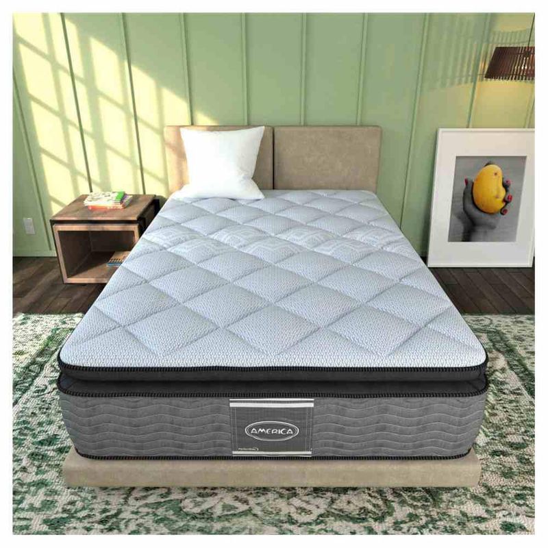 Colchon America Individual Ortopedico PerfectSide + Blancos Bleden