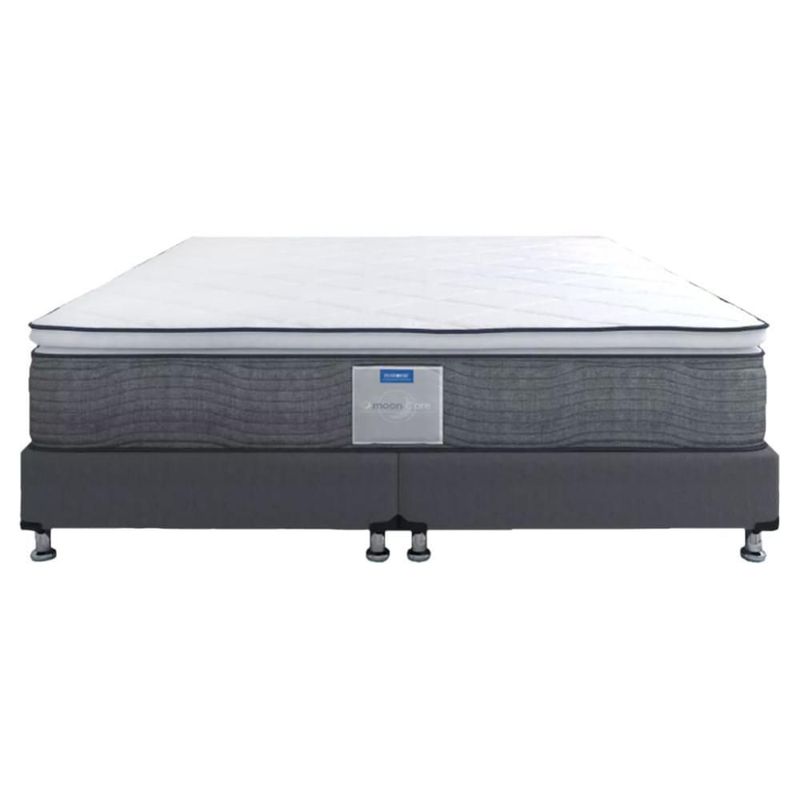 Colchón King Size Restonic Ortopédico Antibacterial Almohadas Y BOX