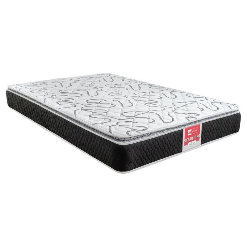 Colchón Matrimonial Atlas Starlight más Pack con 2 Almohadas