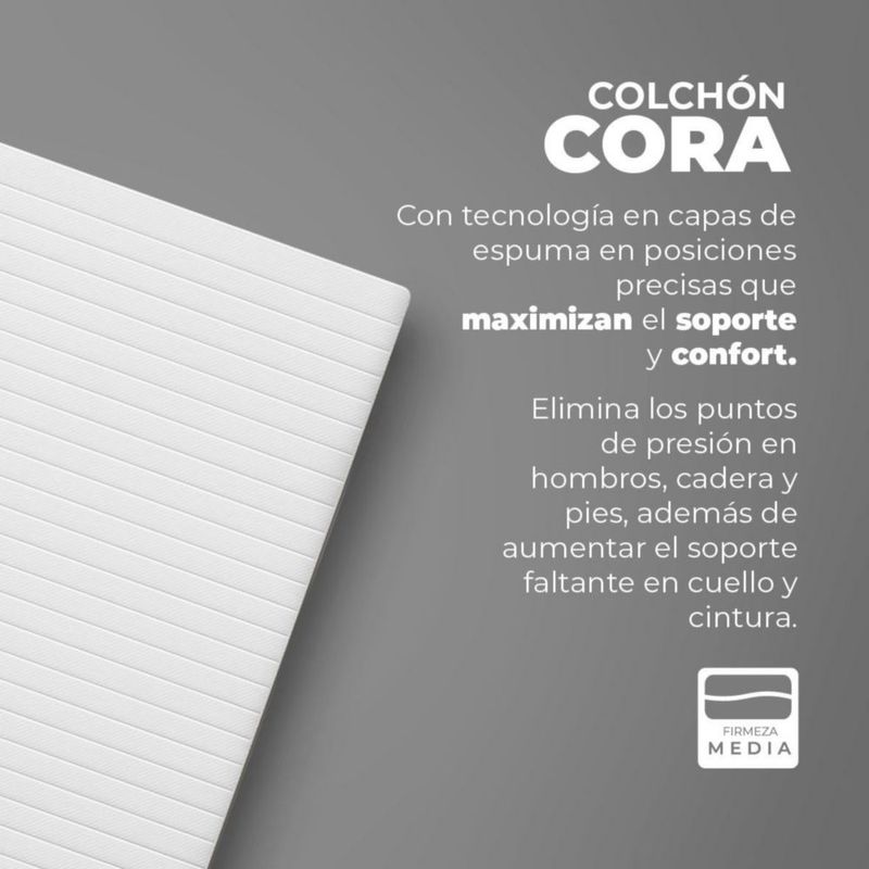 Colchón Matrimonial en Caja, Cora