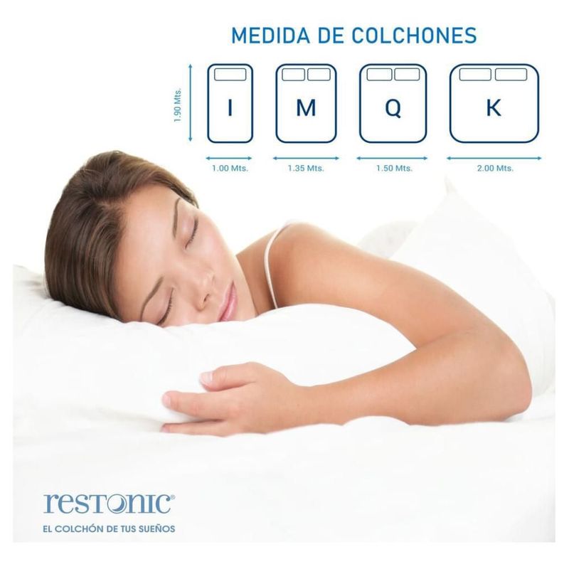 Colchón Restonic Ortopédico king size Pleasure Edition