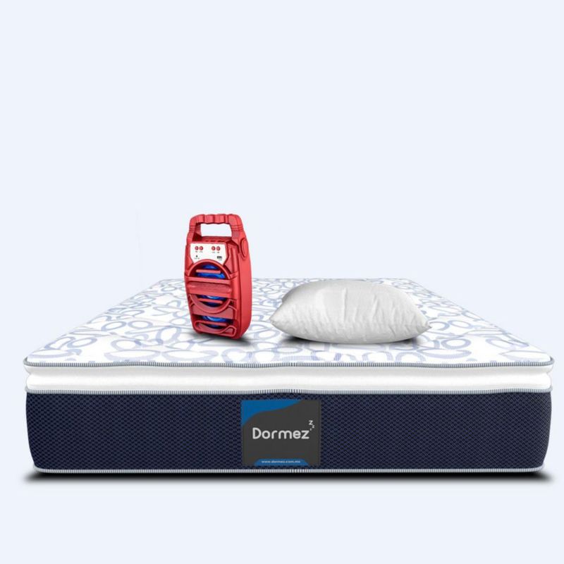 Colchón Matrimonial Dormez Silco Basic +Almohada + Bocina Portatil