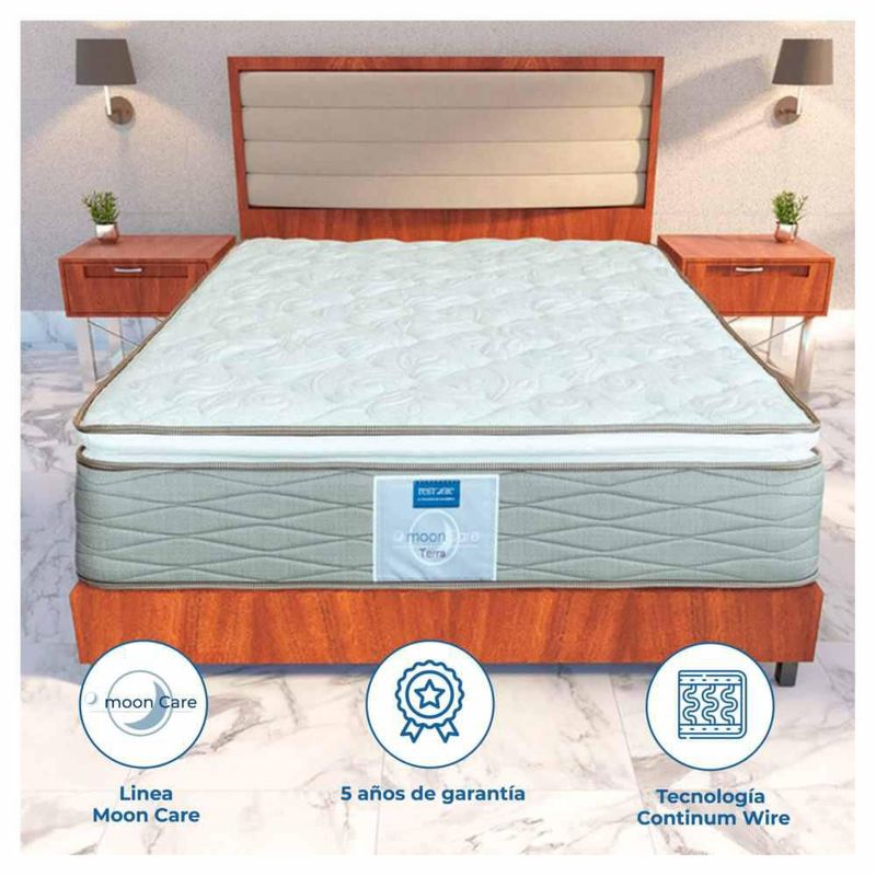 Colchón Matrimonial Restonic Terra Más Almohada