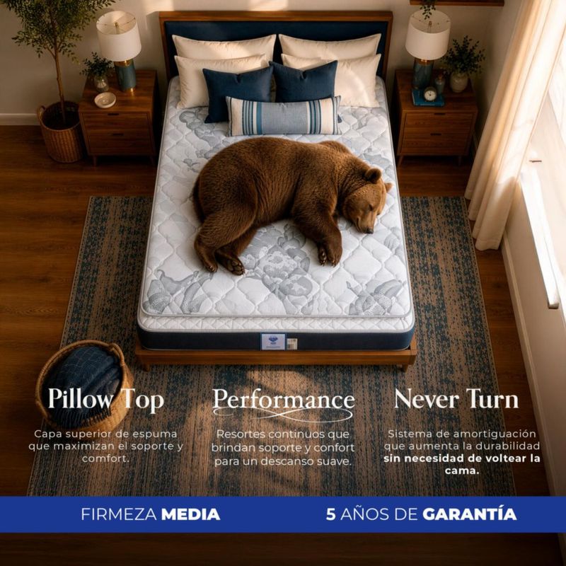 Colchón Spring Air Smith King Size + 1 Balón De Regalo