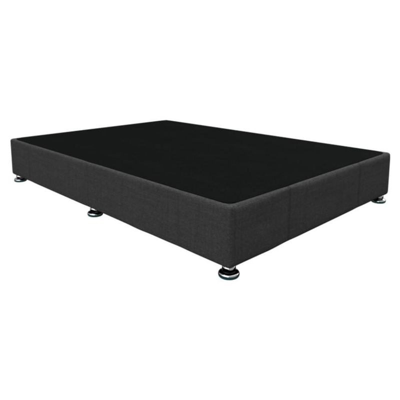 Base Box Tapiz Dormez Linato Grey Para Cama Individual