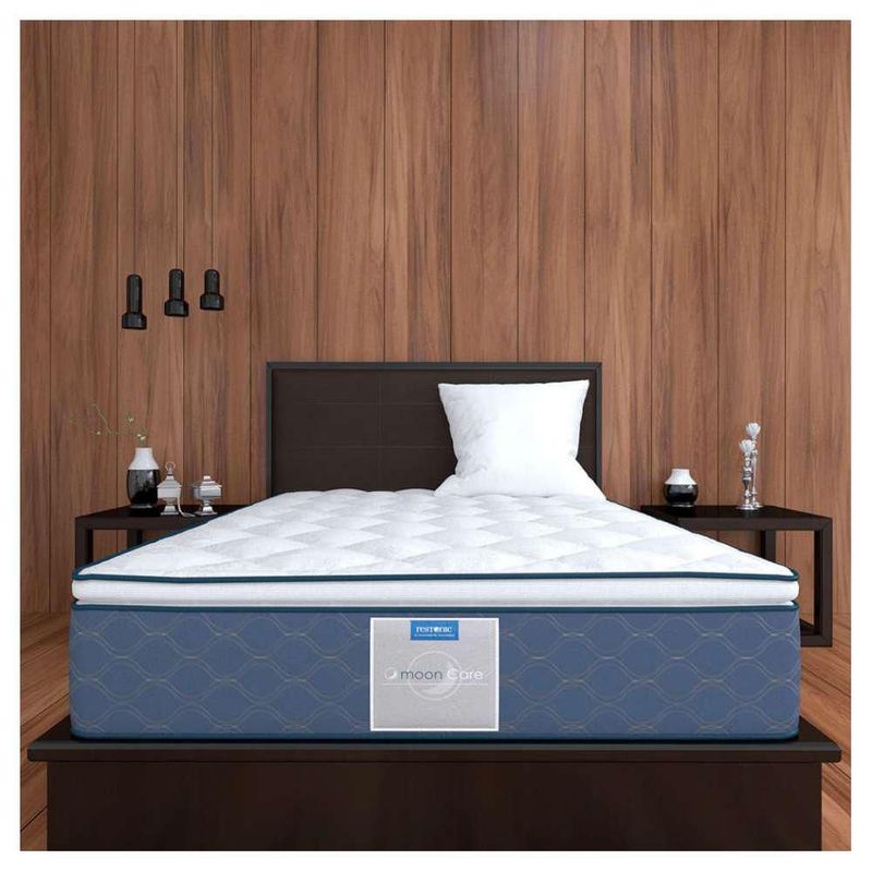 Colchon King Size Restonic Ortopédico Antiestres +Blancos