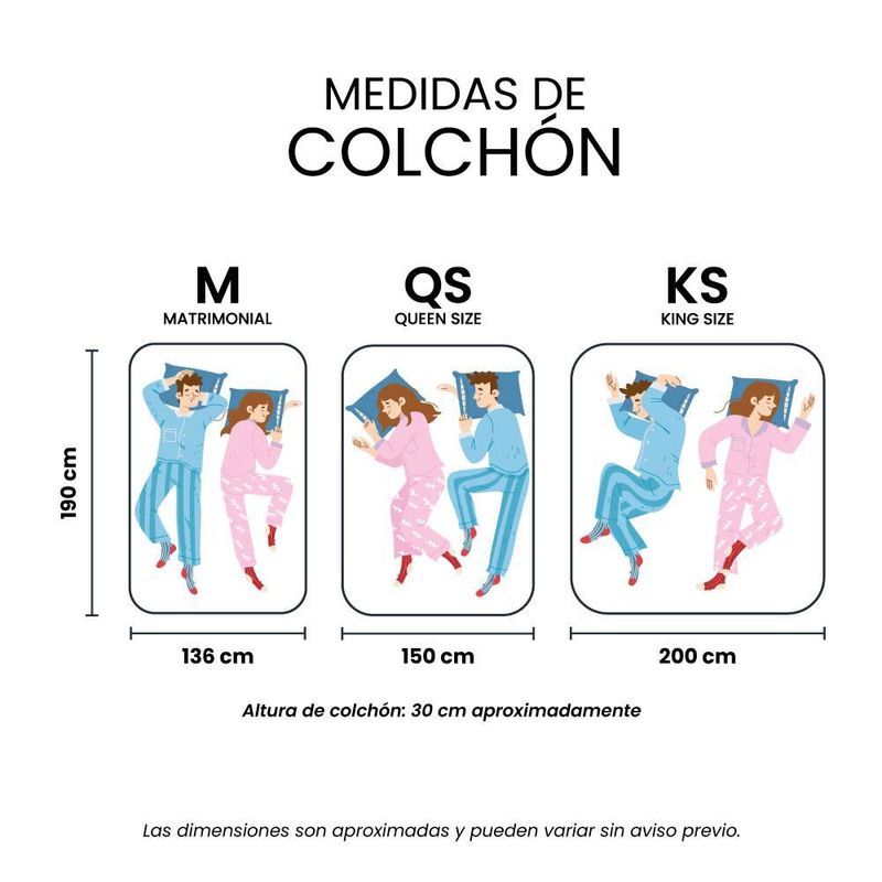 Colchón King Size Spring Air Dover Azul+ Almohada Trinity 2 TRY