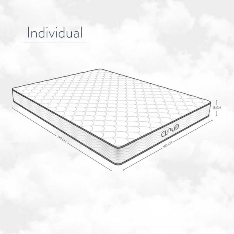 Colchón Cloud Eco Hybrid Tech Individual