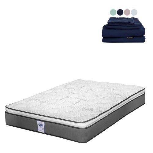 Colchón King Size Spring Air Prestige  +  Sábanas Softy CZD