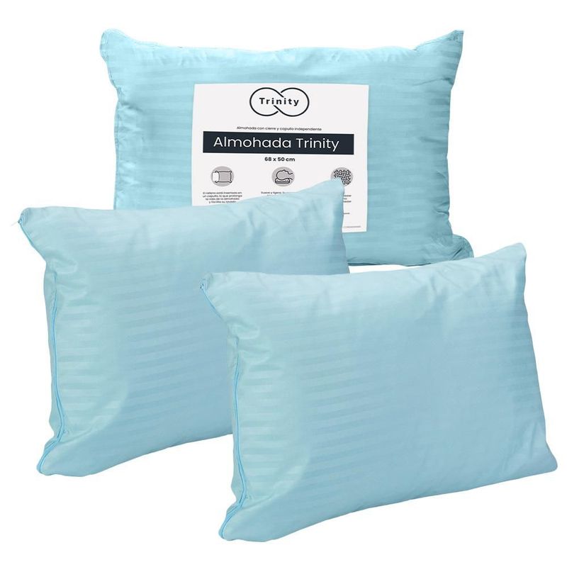Colchón Matrimonial Restonic Trinity Eon+ Box+ Almohada+ Sabanas TRY