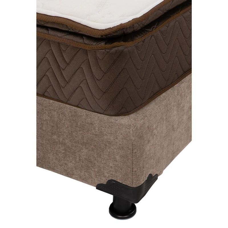 Colchón King Size Restonic Nautilus + Box + Almohada + Protector + Sábanas TRY