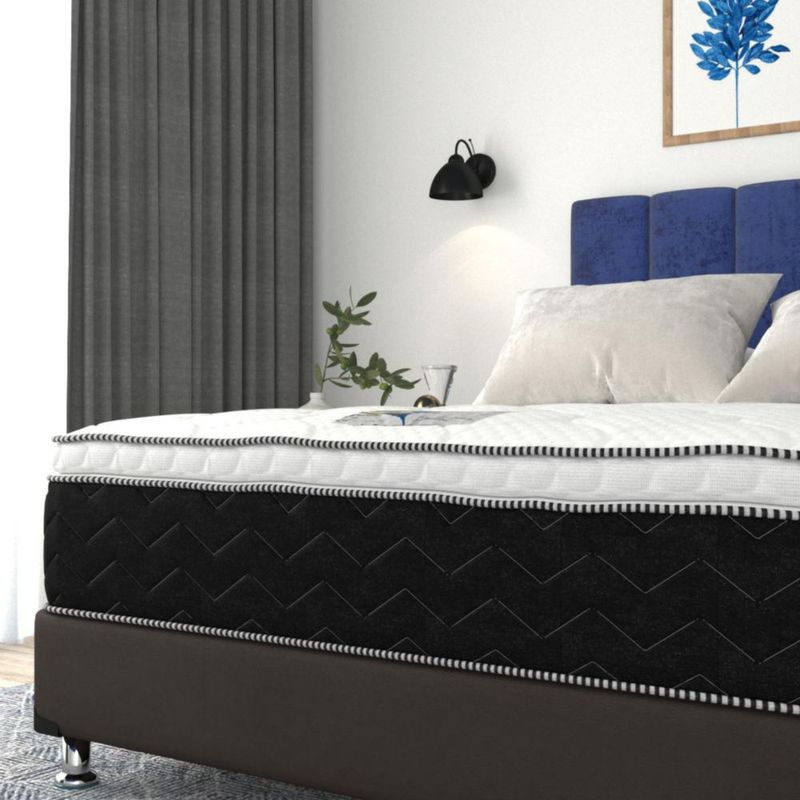 Colchón King Size Ortopédico Serta Person + 2 Almohadas Clasica