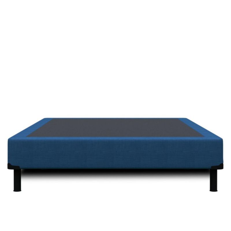 Base Box Individual Tapizada Azul Soporte Firme