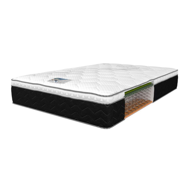 Colchón Individual Ortopédico Serta Person + 2 Almohadas Clasica