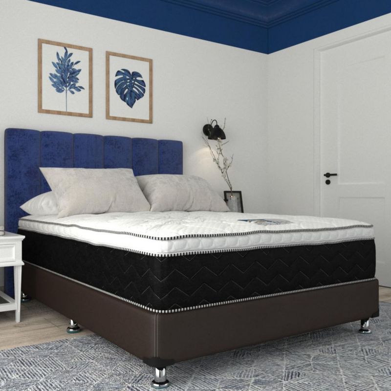 Colchón Individual Ortopédico Serta Person + 2 Almohadas Clasica
