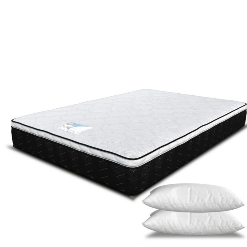 Colchón Individual Ortopédico Serta Person + 2 Almohadas Clasica