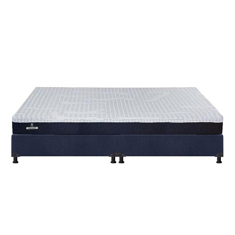 Colchón King Size Therapy+ Box+ Almohada+ Protector+ Sabanas TRY